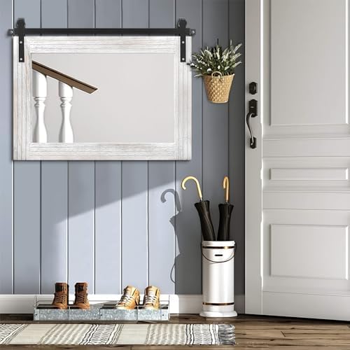 AAZZKANG Large Barn Door Mirror - Image 7