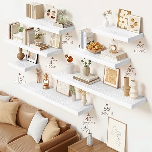 Vivelove Floating Shelves 9 inch Deep 40”Long Set of 2 - Image 6