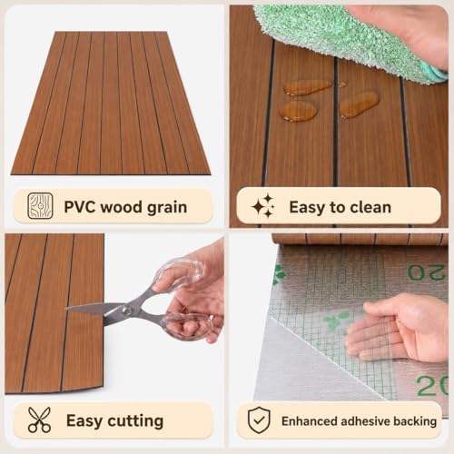 Peel and Stick Wood Slat Wall Panels, 118 x 15.7 in - Image 6