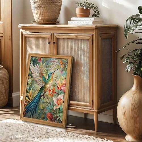 Framed Vintage 3D Textured Wall Art - Image 6