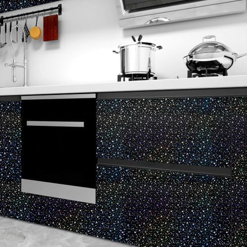 JPK Black Holographic Star Wallpaper - Image 6