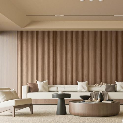 Art3d 108 x 5.7 Inch Slat Solid Wood Wall Paneling - Image 6