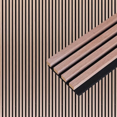 NeatiEase Wood Wall Panels, 9 Feet Acoustic Slat Wall Panels - Image 6
