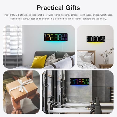 JoFomp LED Digital Clock Large Display - Image 6
