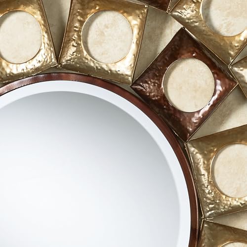 Touch of Class Giachetta Round Wall Mirror Multi Metallic - Image 5