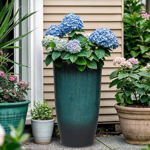 Autodaya 24" Tall Large Outdoor Planters - Image 6