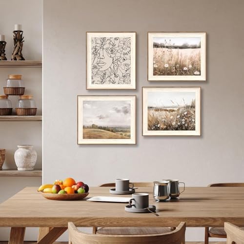 ASTRDECOR Abstract Framed Wall Art, Minimalist Boho Art Prints Women Portrait - Image 7