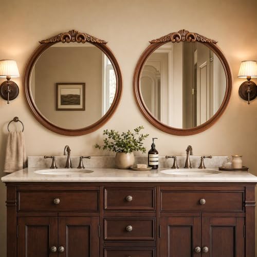 30 Inch Rustic Wall Mirror - Image 7