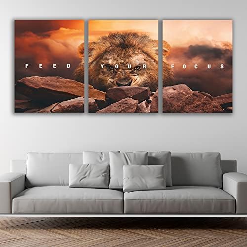 Motivational Wall Art Inspirational Wall Art 3 Pieces Canvas Poster Wall - Image 7