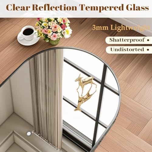 Dewfig Arched Full Length Mirror - Image 6