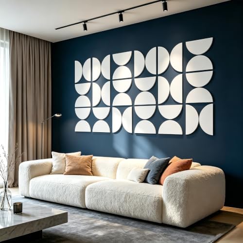 Half Circles 3D Wall Panels, Wall Decor Accents, Geometric Art, Large Wall Art - Image 7