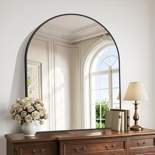 Arched Bathroom Mirror, Wall Mounted Mirror, Living Room, Hanging or Leaning - Image 6