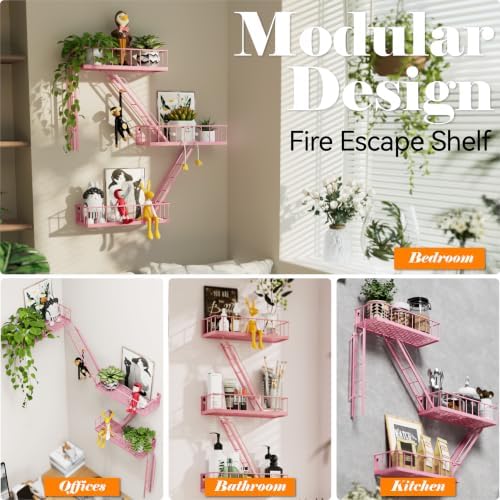 Fire Escape Shelf- New York Industrial Metal Shelf - Image 7