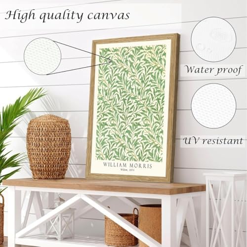 Induslyfe Framed Grass Wall Art Canvas Decor Set of 3, Matisse Wall Art Framed - Image 7