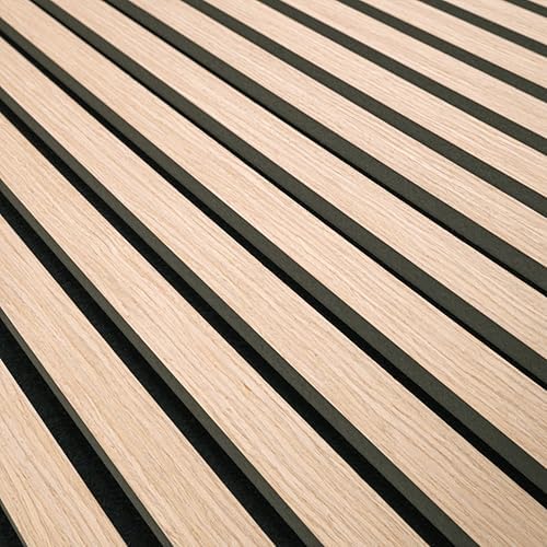 MSI Acoustic Slat Panel 9.5in. x 94.5in. Blonde Wood Panel Accent Wall Tile - Image 7