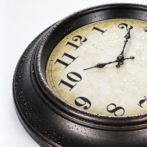 Wall Clock Battery Operated Silent Vintage Wall Clocks - Image 6