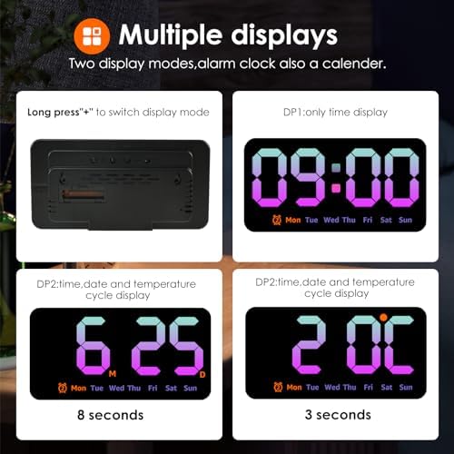 Digital Wall Clock 8.5 Inch Large Display LED Clock - Image 6