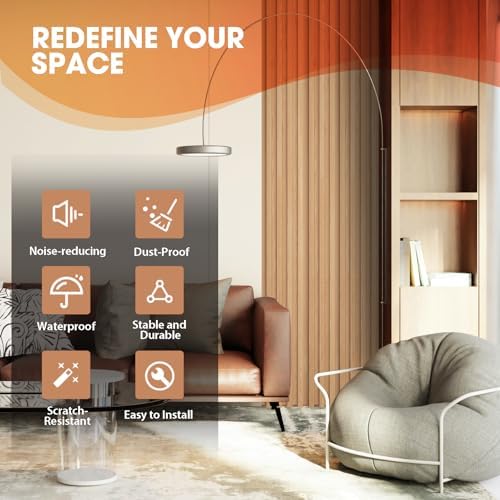 OUZUGIE WPC Acoustic Slat Wall Paneling - Image 6
