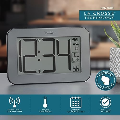 La Crosse Technology Atomic Digital Wall/Table Clock - Image 7