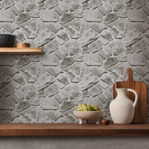 COMSTICKC 3D Peel and Stick Faux Stone Wall Panels - Image 6