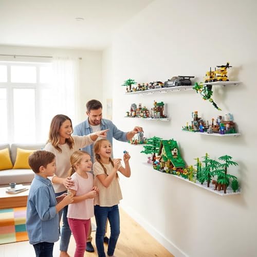 6 Pack Mini Wall Display Shelves - Image 7