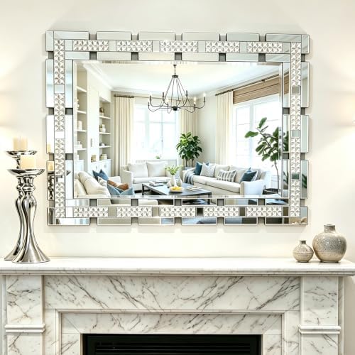Chende 36"x24" Decorative Wall Mirror - Image 6