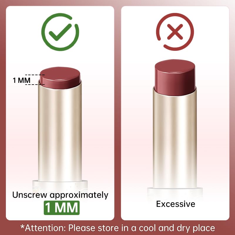 CATKIN Glossy Lip Balm Ultra Hydating Glow Lip Tinted Jelly Plump Melting Balm Shea Butter Repair Soothing For Dry Lips Dewy Finished 0.12 oz 2pcs Set 04