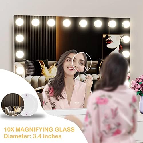 Gvnkvn Vanity Mirror with Lights Lighted Makeup Mirror with 15 Dimmable LED - Image 6