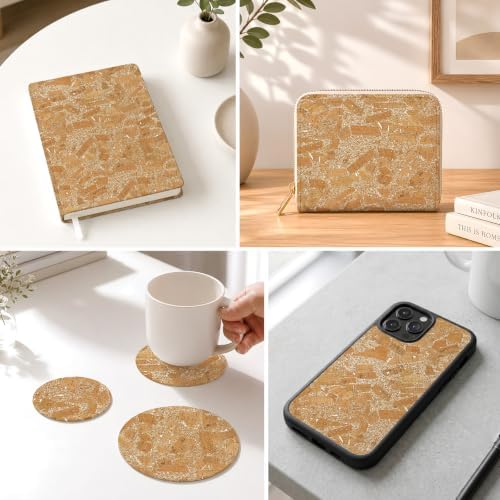 VEELIKE Organic Cork Peel and Stick Wallpaper - Image 7