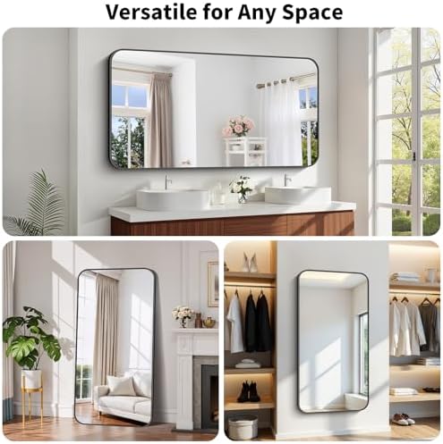 Koonmi Bathroom Wall Mirror, 30x60 Inch Large Vanity Mirror - Image 6