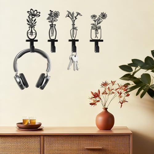Metal Flower Wall Hooks - Image 7