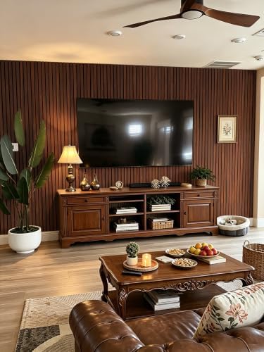 Safiyya 3-Piece 3D Thick Wood Slat Wall Panels - Image 7