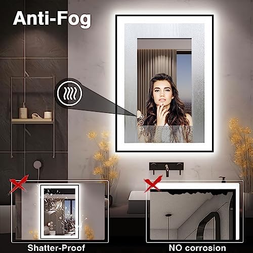 EchosLife 28x36 LED Bathroom Mirror - Image 6