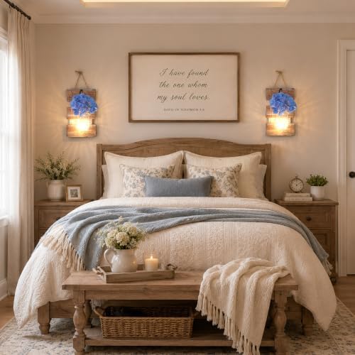 Rustic Wall Hanging Sconces Set of 2, Rustic Brown - Image 7