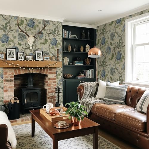 NextWall Harry & Grace Jacobean Trail Premium Matte Non-Woven Peel and Stick - Image 7