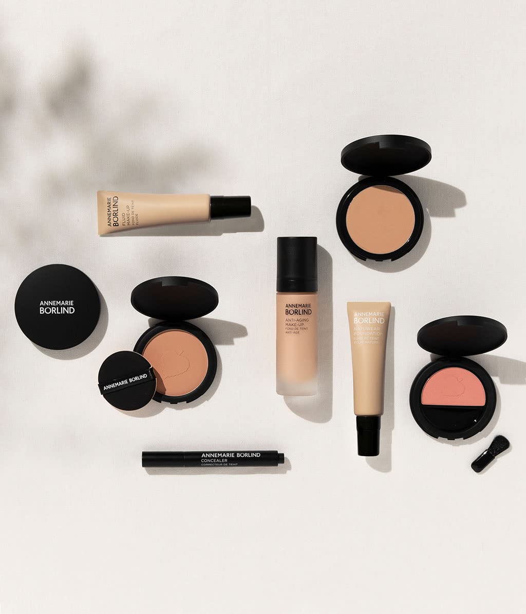 ANNEMARIE BÖRLIND - ANTI-AGING MAKE UP - bronze - smoothing, lifting & refining foundation, with natural ingredients, high coverage, 1.01 Fl. Oz.