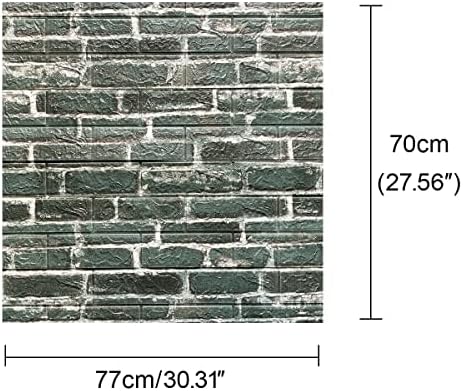 3D Self Adhesive Foam Wall Panels, 10 Tiles Cover 57 sq feet, Peel and Stick - Image 3