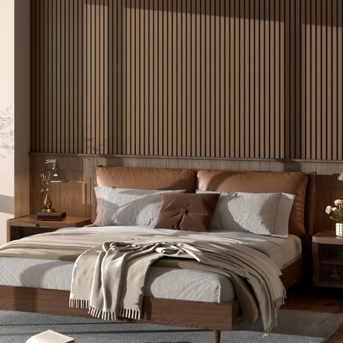 Wood Slatwall Panels, 20 Pack 24" x 12"/60 x30cm Acoustic Wall Panels, - Image 7