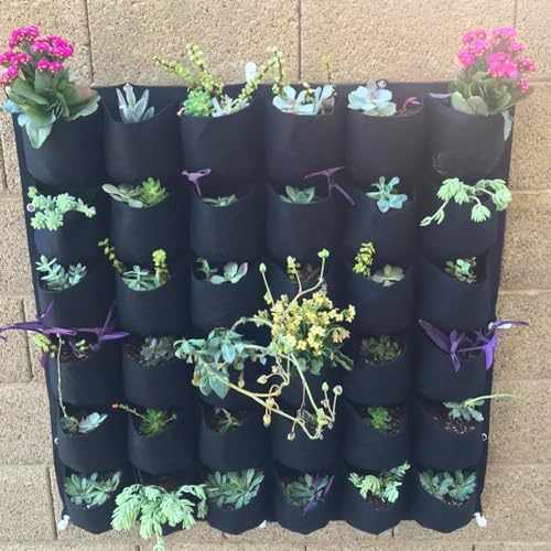 ZOENHOU 2 Pack Total 36 Roomy Pockets Horizontal Garden Planter, Waterproof - Image 7