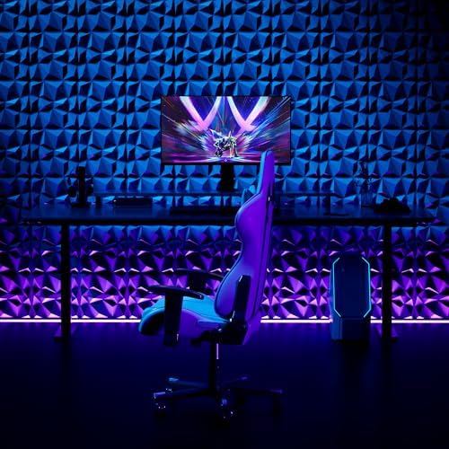INMOZATA 3D Wall Panels, Diamond Textured PVC Accent Wall Panels - Image 6