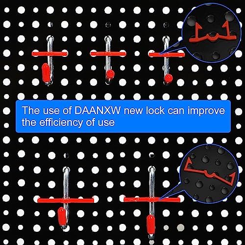 4 Pack Heavy Duty Steel Pegboard Garage Organization Panels, Universal 1/8 and - Image 7