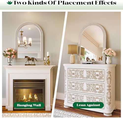 Boho Mirror for Wall, Arch Decorative Wall Mirrors for Bathroom, Living Room - Image 6