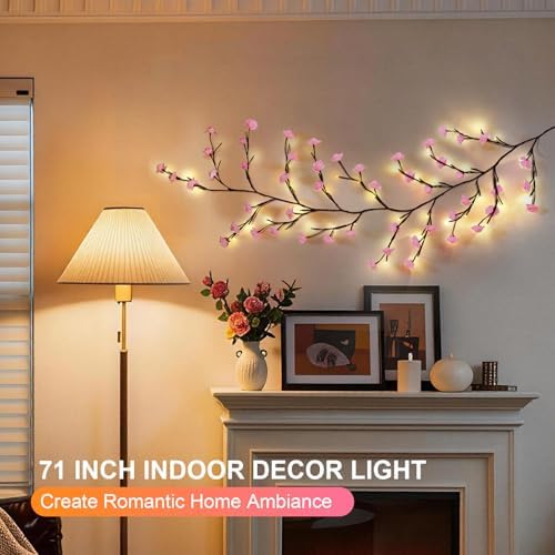 USB Powered Rose Willow Vine Lights - Image 7