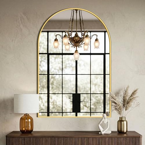 AMOISE Arched Bathroom Mirror for wall, 2 Pack 36"x24" Vanity Mirror - Image 7