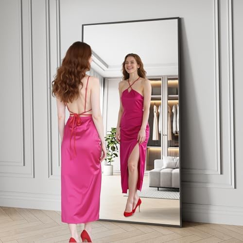 Bathroom Mirror 36"x71" Matte Black Rectangle Bathroom Wall Mirror - Image 6
