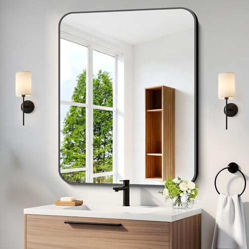 BONEWEI 30x36 inch Bathroom Mirror 2-Pack, Wall Mounted Bathroom Frame Vanity - Image 7