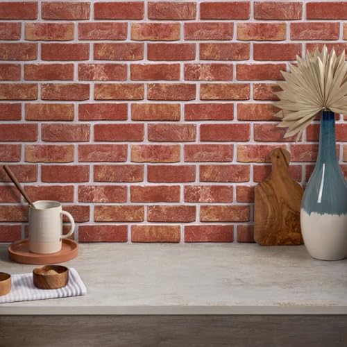 COMSTICKC 3D Peel and Stick Faux Brick Wall Panels - Image 6