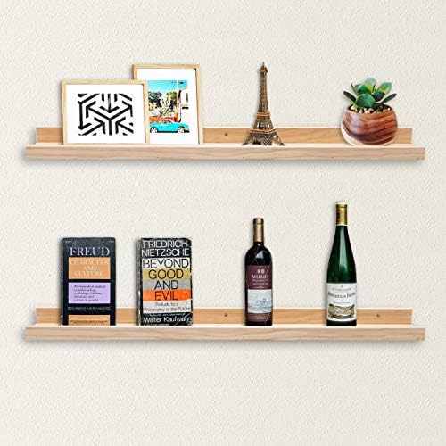 AZSKY Picture Ledge Long Floating Wall Shelf 48 Inch Photo Ledge Display - Image 5