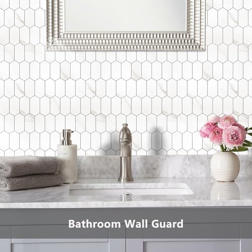 Vamos Tile Long Hexagon Peel and Stick Backsplash Tile - Image 6