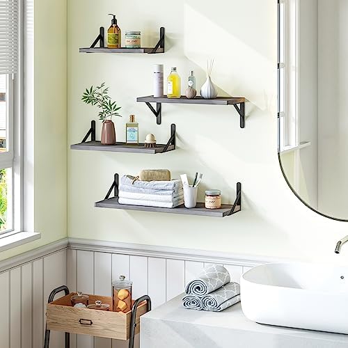 YGEOMER 4 Different Sizes Floating Shelves - Image 7